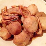 里芋とイカの煮物　圧力鍋レシピ
